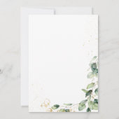 Verrassing 50e verjaardag Eucalyptus Kaart (Achterkant)