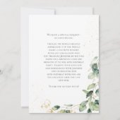 Verrassing 50e verjaardag Eucalyptus Kaart Aanvraa (Achterkant)