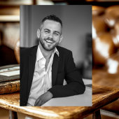 Verrassing 60e verjaardag Black Gold Balloons Part Kaart