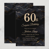 Verrassing 60e verjaardag voor mannen kaart (Voorkant / Achterkant)