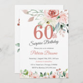 Verrassing 60e verjaardag voor vrouwen kaart (Voorkant / Achterkant)