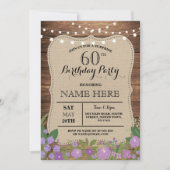 VERRASSING 60th & Om het even welke Leeftijd Verja Kaart (Voorkant)