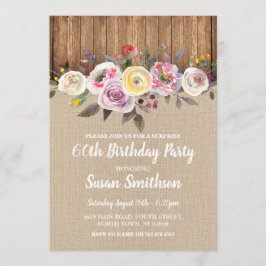 VERRASSING 60th & Om het even welke Leeftijd Verja Kaart