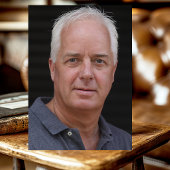 Verrassing 70e verjaardag Navy Blue Gold Ballonnen Kaart