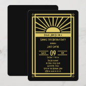 Verrassing 70e verjaardag Party uitnodiging Art De (Voorkant / Achterkant)