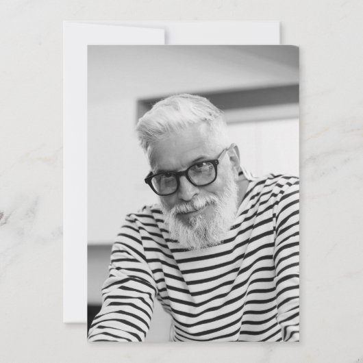 Verrassing 80e verjaardag Black Gold Balloons Part Kaart (Achterkant)