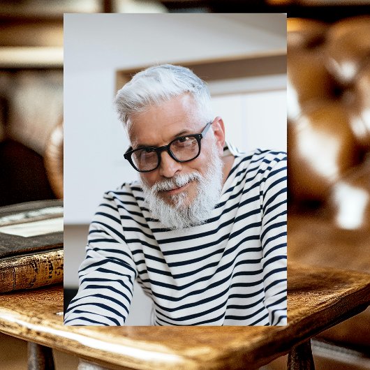 Verrassing 80e verjaardag Navy Blue Gold Ballonnen Kaart