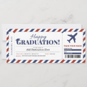 Verrassing Afstudeerboardingpas Cadeauticket Kaart (Voorkant)