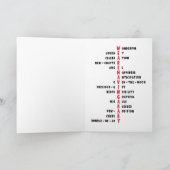 Verrassing baby onthullen aan echtgenoot kaart (Binnen)