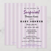 Verrassing Baby shower genderneutraal Kaart (Voorkant / Achterkant)