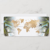 Verrassing Boarding Pass Trip Ticket Puerto Rico Kaart (Achterkant)