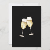 Verrassing Champagne Toast 30ste Verjaardagsfeest Kaart (Achterkant)