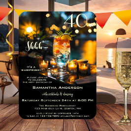 Verrassing Cocktail Volwassen Verjaardag Kaart