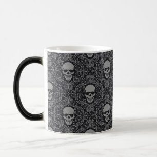 Verrassing Enge Halloween Skull Tapestry Koffie Magische Mok
