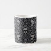 Verrassing Enge Halloween Skull Tapestry Koffie Magische Mok (Center)