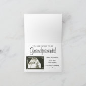 Verrassing! Grootouders Baby Scan Aankondiging (Binnen)