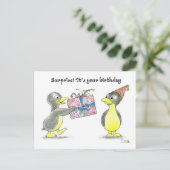 Verrassing! Het is jouw verjaardag Briefkaart (Staand voorkant)