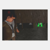 Verrassing in de toilet inpakpapier vel (Voorkant 3)