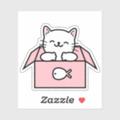 Verrassing Kat Sticker (Vel)