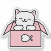 Verrassing Kat Sticker (Voorkant)