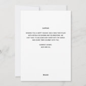 Verrassing Kerstboom Zwangerschap Aankondiging (Achterkant)