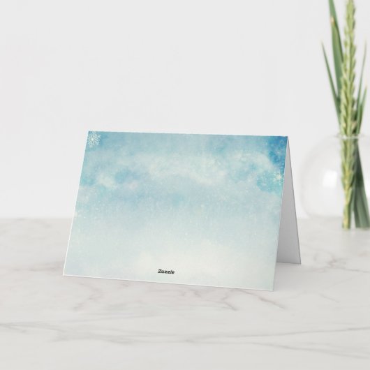 Verrassing Kerstmis Vakantie Zwangerschap Aankondi Kaart (Achterkant)