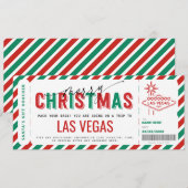 Verrassing Las Vegas reis cadeaubon Kaart (Voorkant / Achterkant)