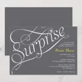 Verrassing: mijlpaalverjaardag of uitnodiging voor (Voorkant / Achterkant)