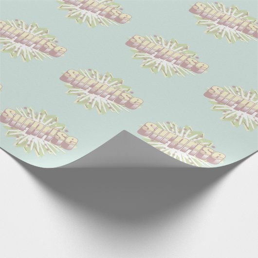 Verrassing onomatopee explosie cadeaupapier (Hoek)