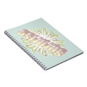 Verrassing onomatopee explosie notitieboek (Rechterzijde)