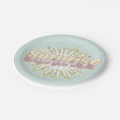 Verrassing onomatopee explosie papieren bordje (Gekanteld)