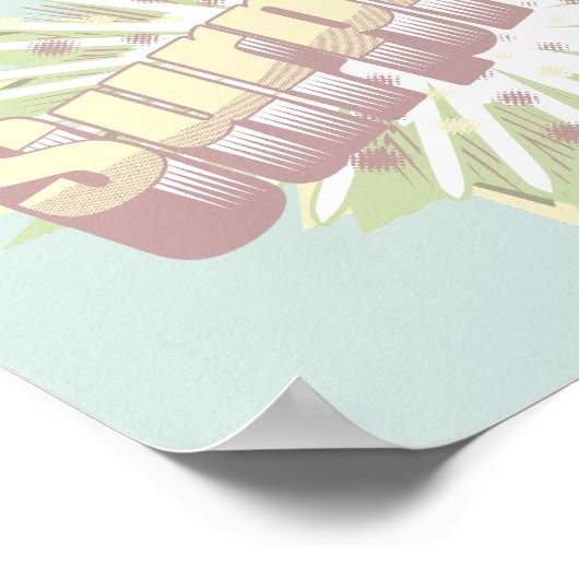 Verrassing onomatopee explosie poster (Hoek)