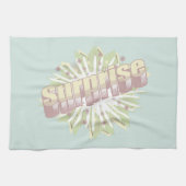 Verrassing onomatopee explosie theedoek (Horizontaal)