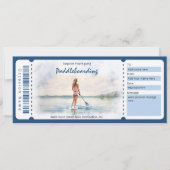 Verrassing Paddleboarding Gift Certificaat voor vr Kaart (Voorkant)