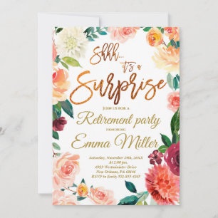 Verrassing Pensioen Partij, Bloemen Pensioen Kaart