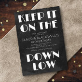 Verrassing Plezier Down Low Verjaardag Kaart