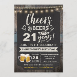 Verrassing Proost en Biertjes 21e Verjaardag Uitno Kaart