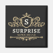 Verrassing Super Merk Luxe Bruiloft Party Modern B Magneet (Voorkant)