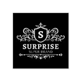 Verrassing Super Merk Luxe Bruiloft Party Modern B Rubberstempel (Afrduk)