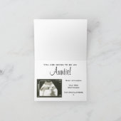 Verrassing! Tante Baby Scan Aankondiging voor Zust (Binnen)