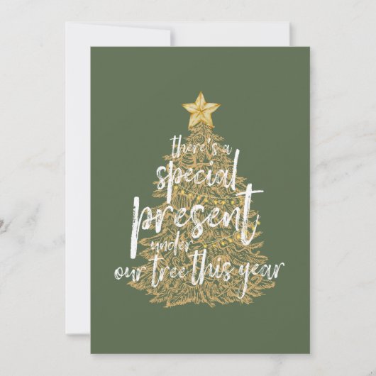 Verrassing Vakantie Zwangerschap Aankondiging Beri (Voorkant)