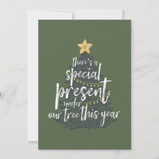 Verrassing Vakantie Zwangerschap Aankondiging Beri (Voorkant)