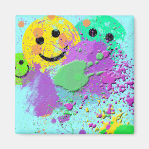 VERRASSING VAN GEZICHTSVERF MAGNEET