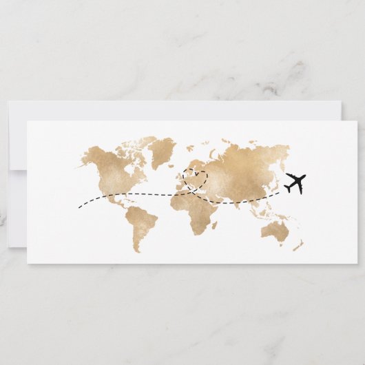 Verrassing Verjaardag Boarding Pass Italië Reistic Kaart (Achterkant)