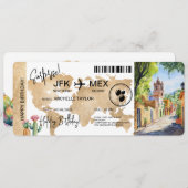 Verrassing Verjaardag Boarding Pass Trip Ticket Me Kaart (Voorkant / Achterkant)