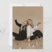 Verrassing Verjaardag elke leeftijd Modern Zwart G Kaart (Achterkant)