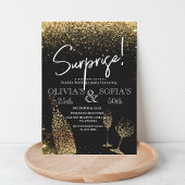 Verrassing Verjaardag elke leeftijd Modern Zwart G Kaart