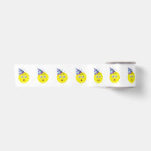 Verrassing Verjaardag Emoji Satijnen Lint (Voorkant)
