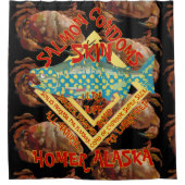 Verrassing Verjaardag Festival Blok 2024 Feest Douchegordijn (Voorkant)