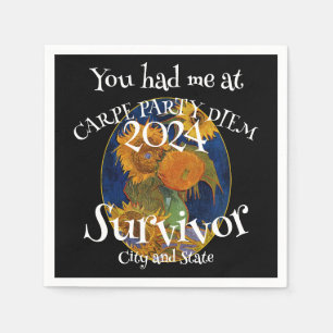 Verrassing Verjaardag Festival Blok 2024 Feest Servet